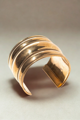 Bratara lata 5cm aurie cu finisaj antichizat