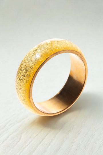 Bratara lata 4cm galben-aurie