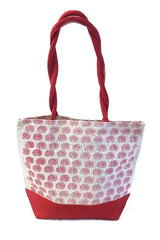 Geanta iuta rosu corai