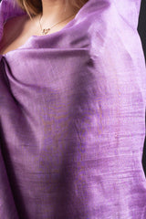 Esarfa matase mov lila