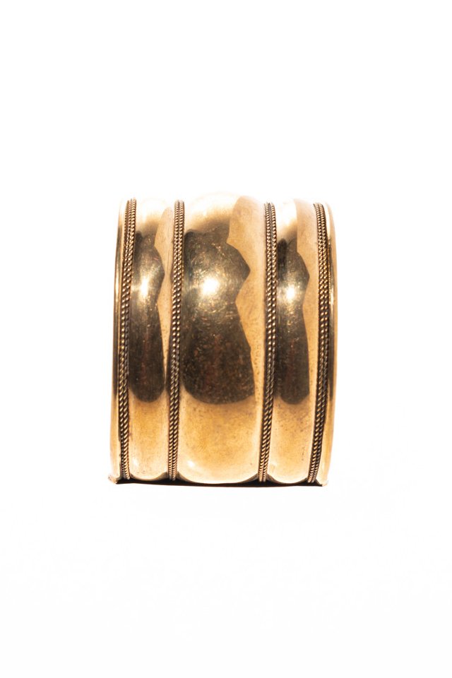 Bratara lata 5cm aurie cu finisaj antichizat