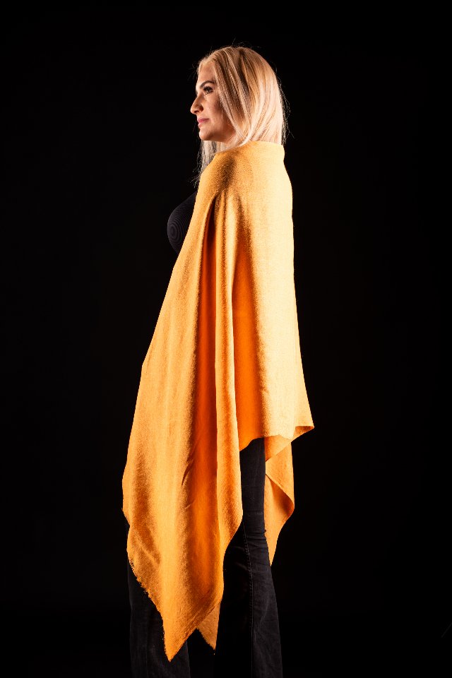 Sal pashmina orange uni