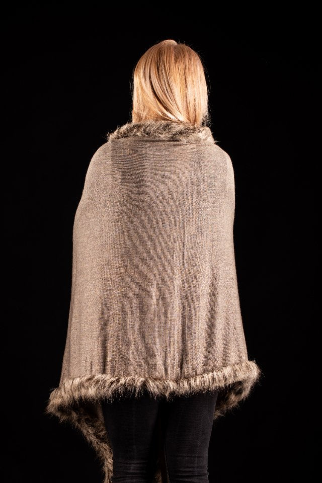 Sal cafeniu deschis uni cu blanita cafenie India