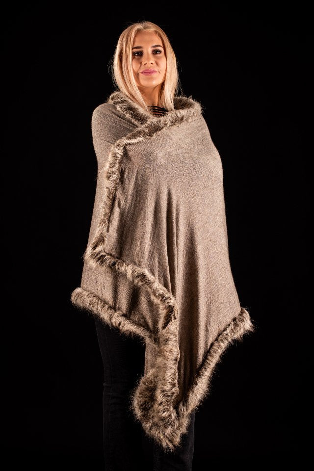 Sal cafeniu deschis uni cu blanita cafenie India