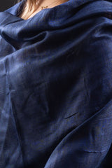 Esarfa matase bumbac  blumarin