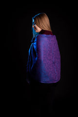 Esarfa Casmir reversibila mov Paisley oriental floral India